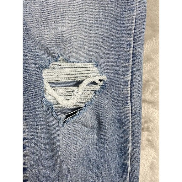 Levis Jeans Womens 26 Blue Ribcage Straight Ankle Button Fly Light Wash Denim - Picture 11 of 15